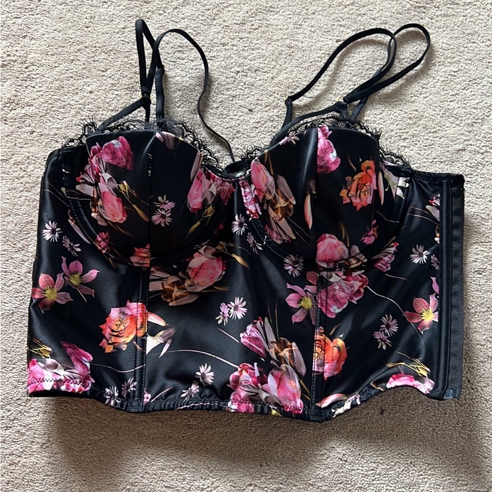 NWT: Victoria Secret Floral Corset Top